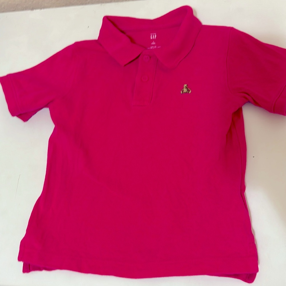 3/25$ Gap Polo in hot pink